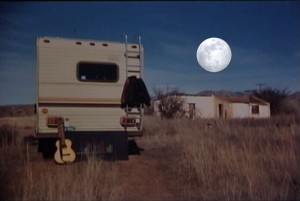 Full Moon over an abandoned adobe - near Tucson, AZ